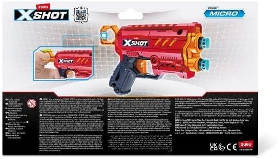 ZURU X-Shot Excel Series 1-2pk Micro 2.0 16 Darts