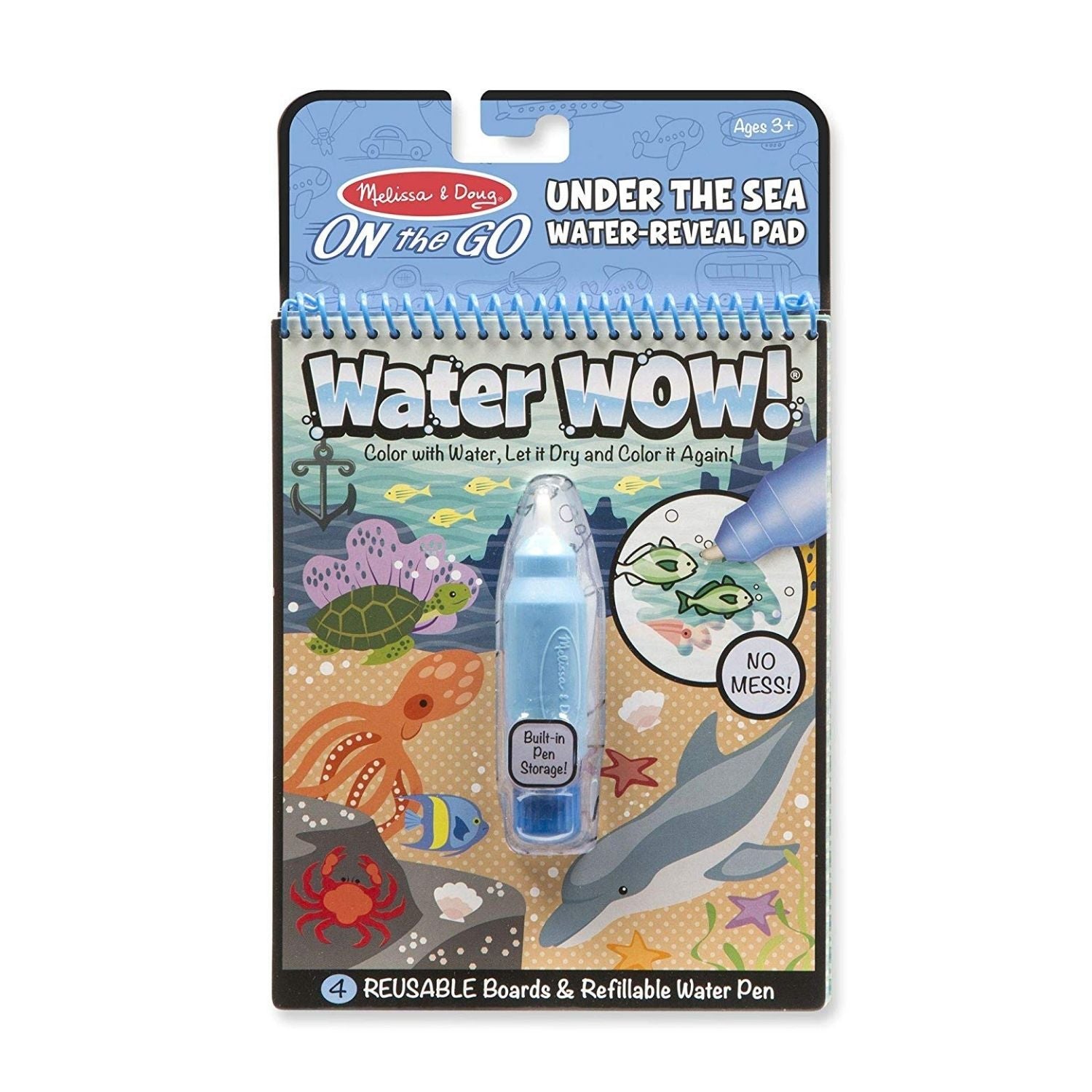 Melissa & Doug Under The Sea Water Wow & Ocean Animal Toy Bundle