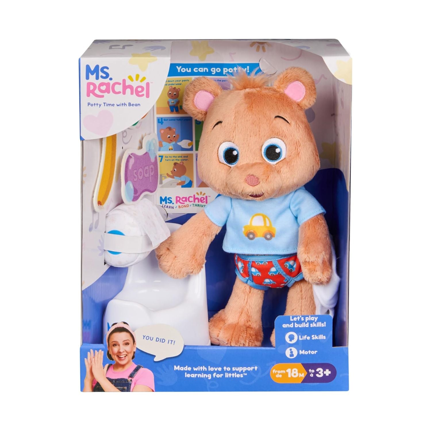 Melissa & Doug Ms Rachel Bean Potty Playset
