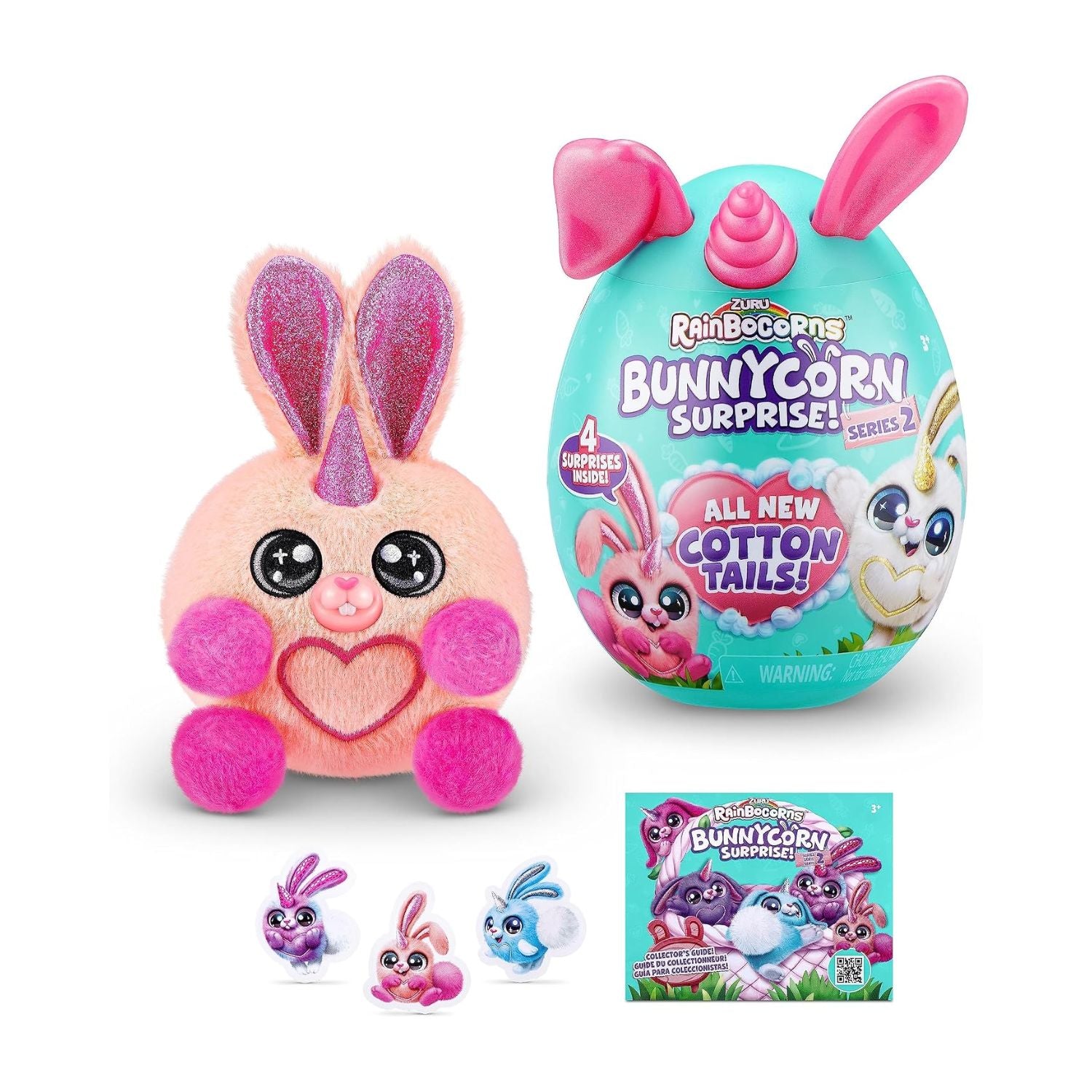 ZURU Rainbocorns Bunnycorn Surprise Series Collectible Plush Egg Toy