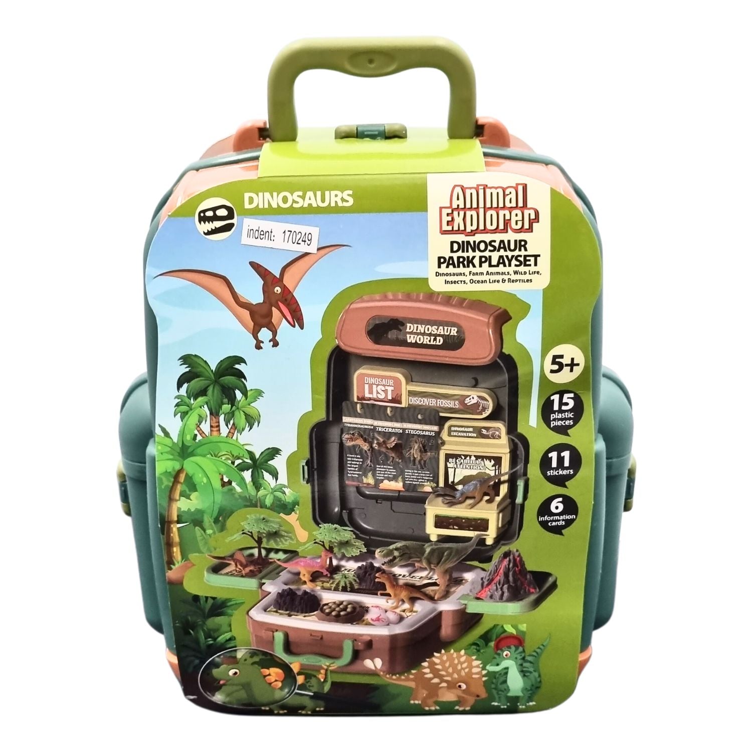 ANIMAL EXPLORER - Dinosaur Park Playset 32pc