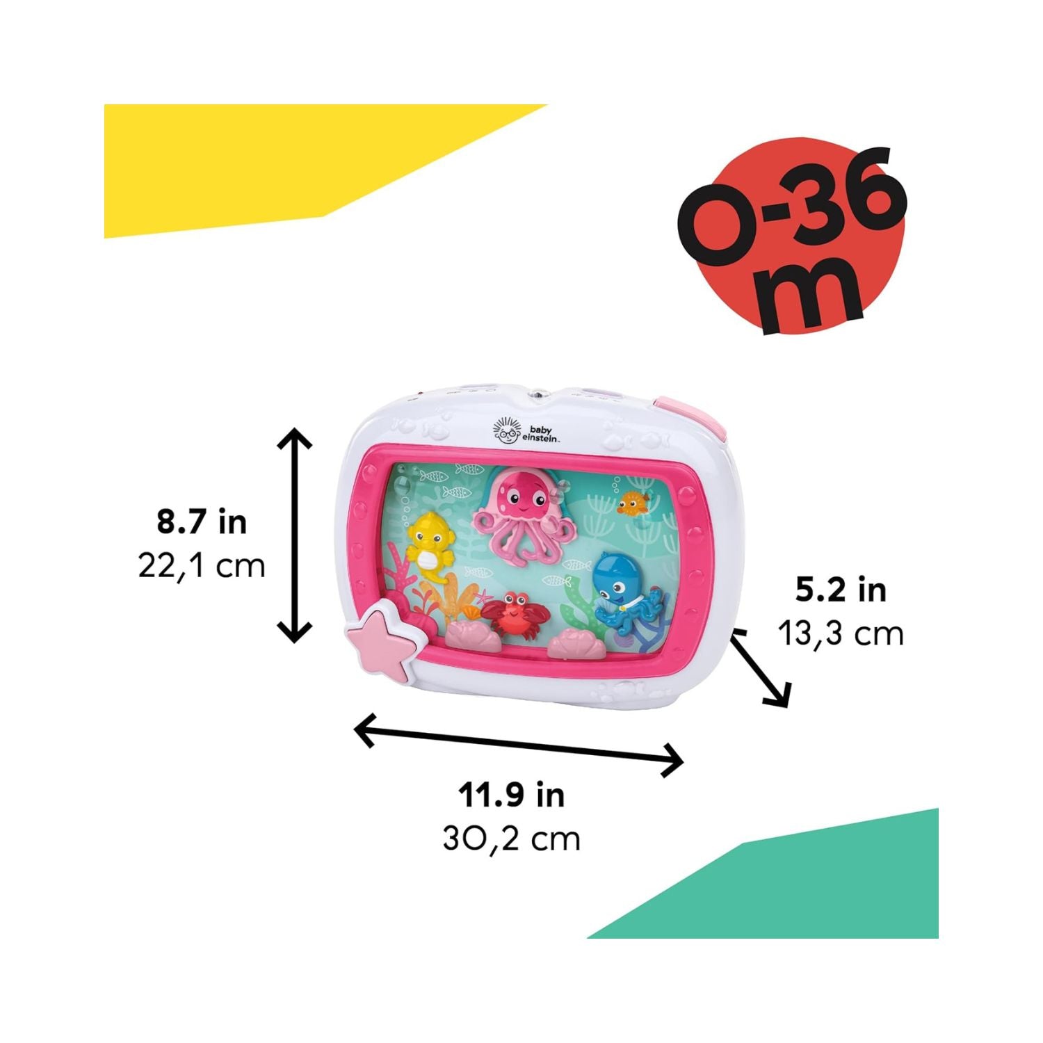Baby Einstein - Sea Dreams Soother Crib Toy - Pink