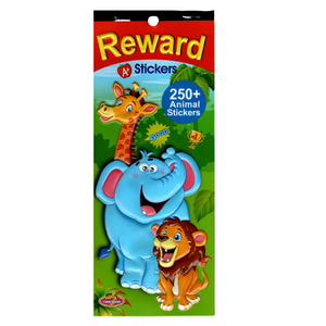 Teacher Reward Sticker Pad - 250 Jungle Stickers