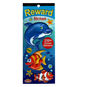 Teacher Reward Sticker Pad - 250 Animal and 250 Ocean Stickers