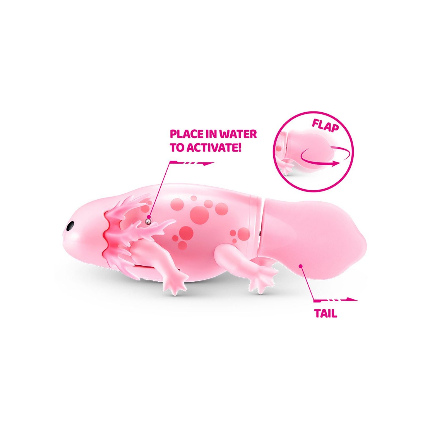 Zuru Pets Alive Water Activated Swiming Axolotl