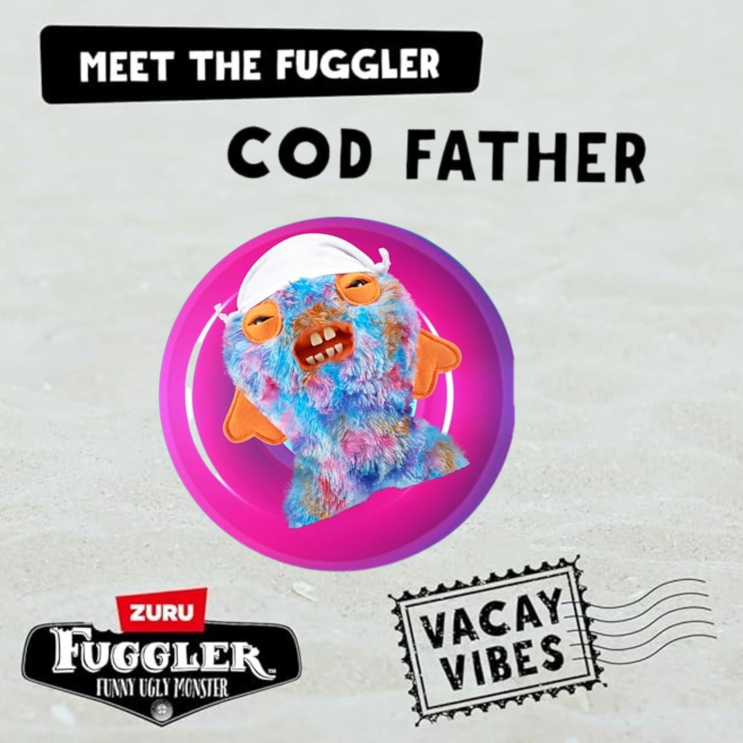 Fuggler Vacay Vibes by ZURU, Funny Ugly Monster - Cod Father