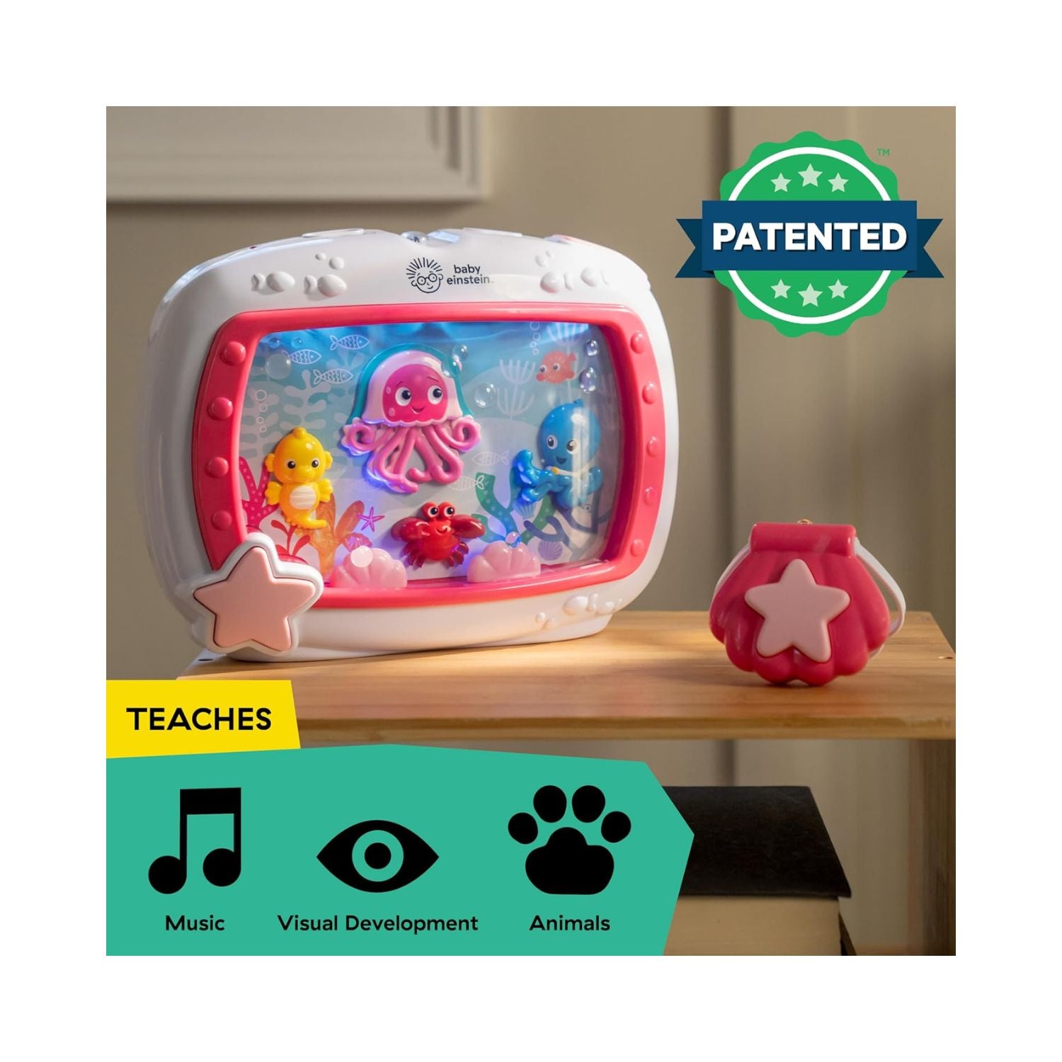 Baby Einstein - Sea Dreams Soother Crib Toy - Pink