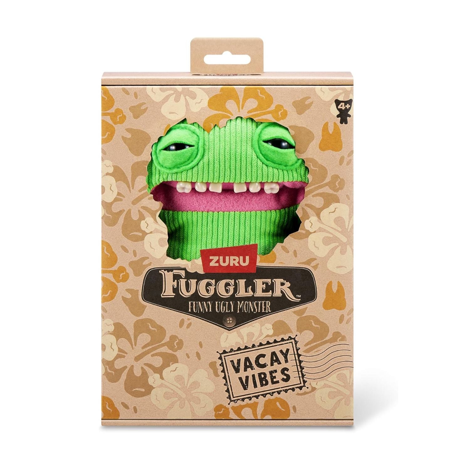 Fuggler Vacay Vibes by ZURU, Funny Ugly Monster - Smiley O Riley - Green