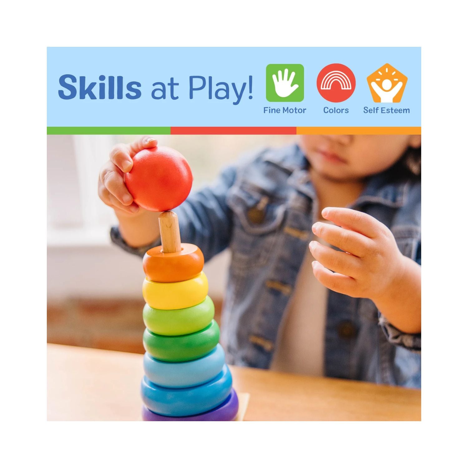 Melissa & Doug Rainbow Stacker