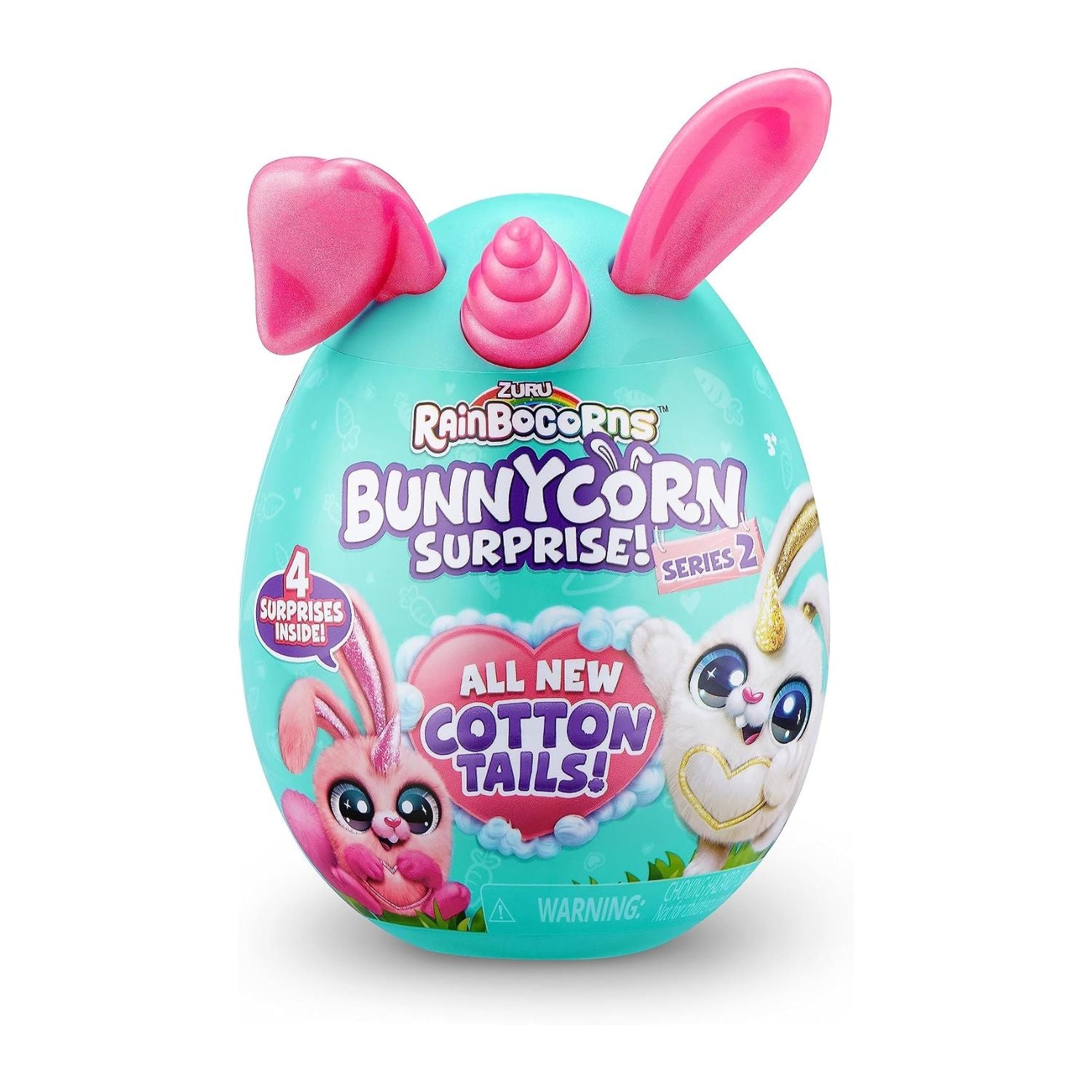 ZURU Rainbocorns Bunnycorn Surprise Series Collectible Plush Egg Toy
