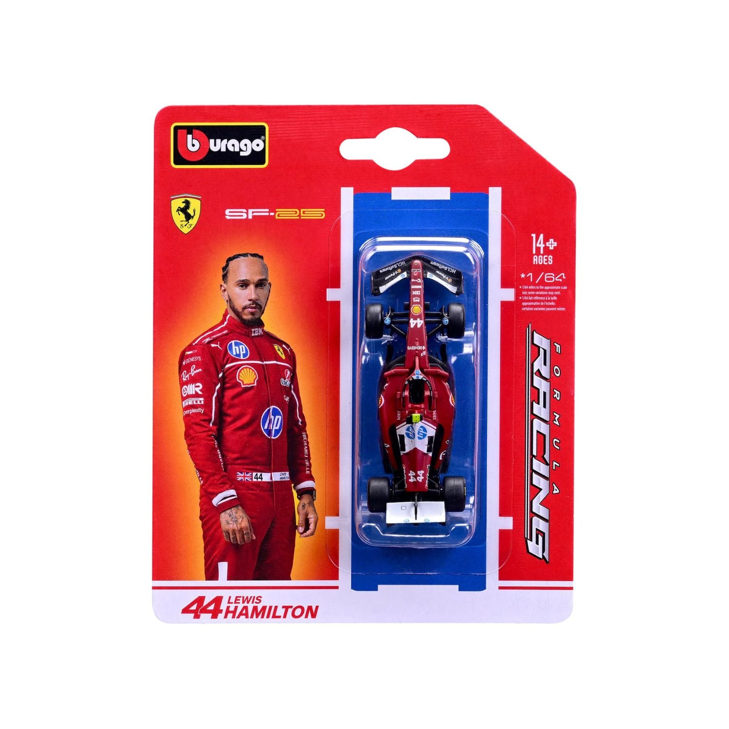 Bburago F1 Ferrari SF-25 Diecast Vehicle Scale 1:64 Collectors Bundle