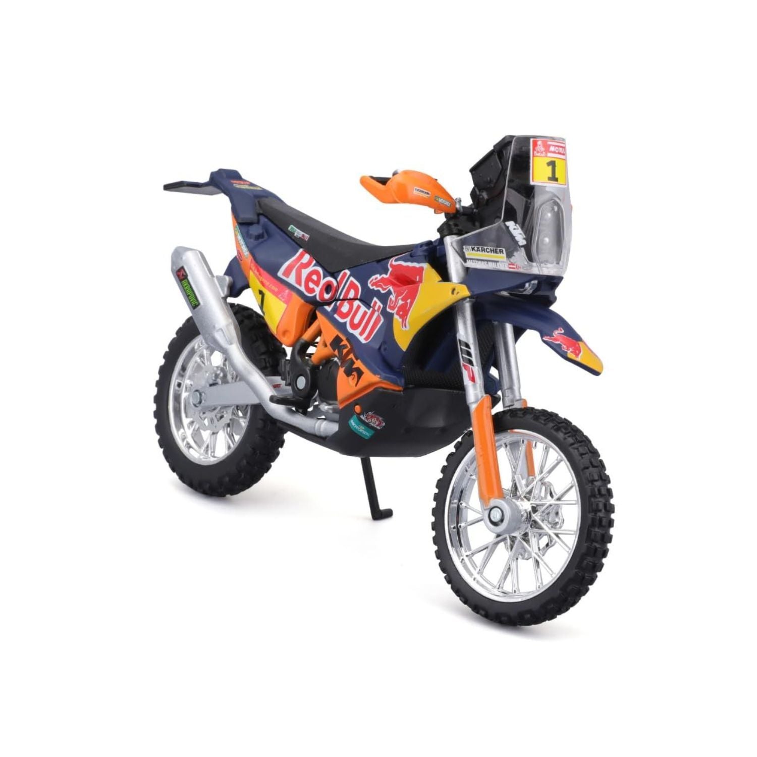 Bburago 1/18 KTM 450 Rally 2019 (Dakar) (13cm Long)