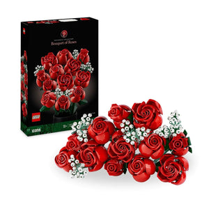 LEGO® Icons Bouquet of Roses 10328 Building Blocks Toy Set; Flowers Botanical Collection (822 Pieces)
