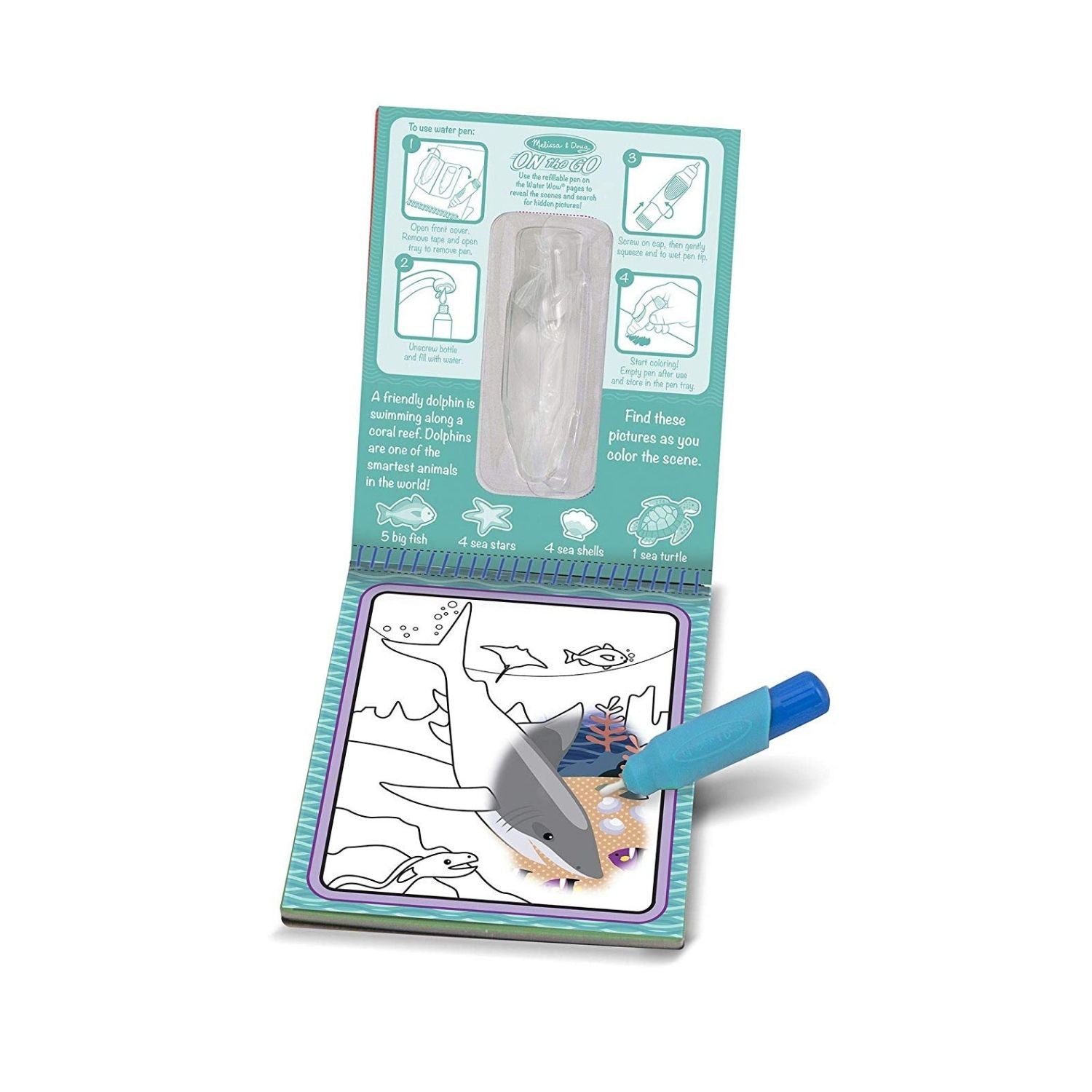 Melissa & Doug Water Wow Pad & Micador Early Start Easy-Grip Stamp & Colour Kit