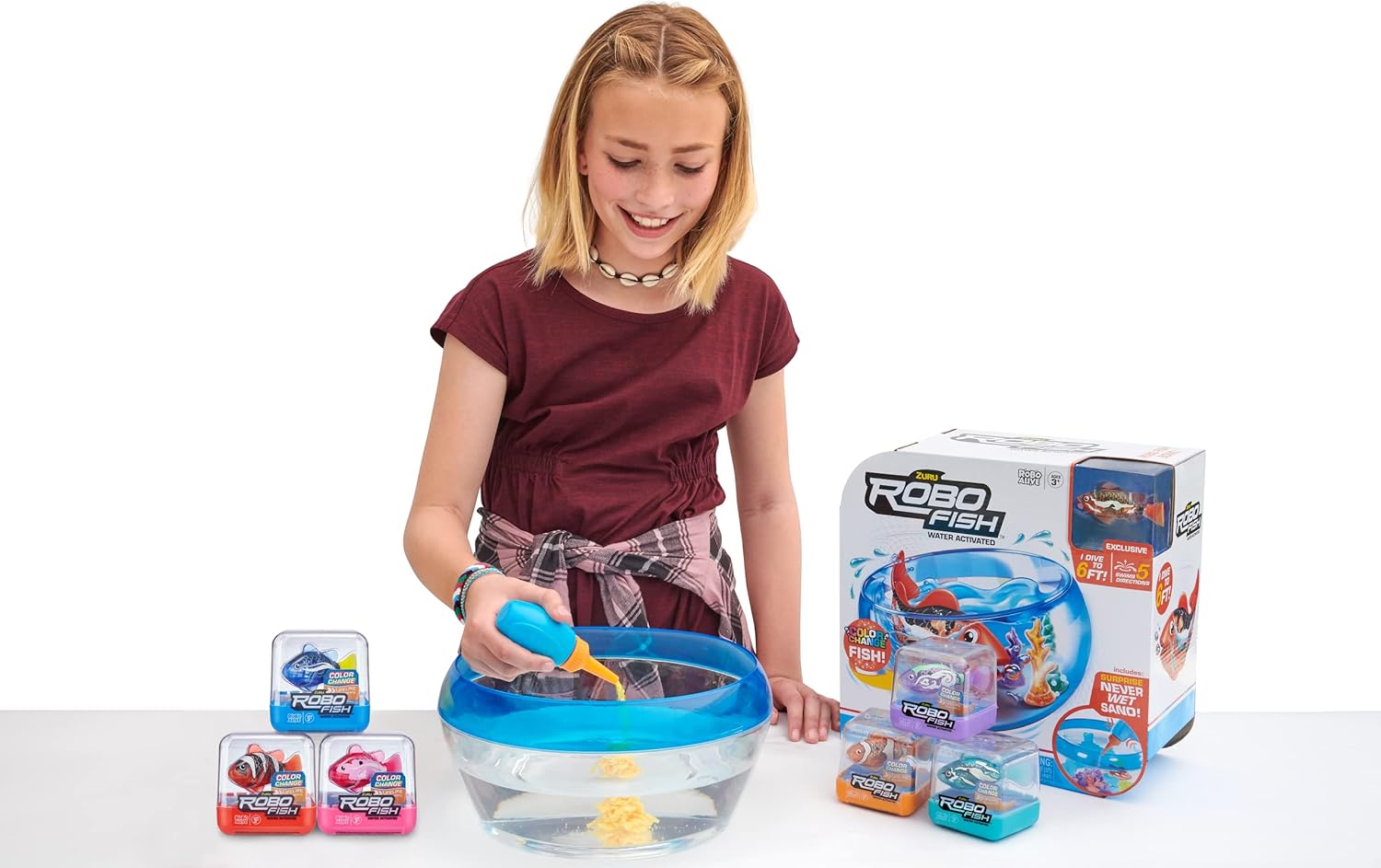Zuru Robo Alive Robo Swiming Fish Playset Series 1
