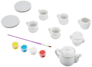 4M Paint Your Own Mini Tea Set Craft Kit