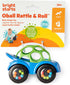 Oball Rattle & Roll Sports Car Toy - Blue