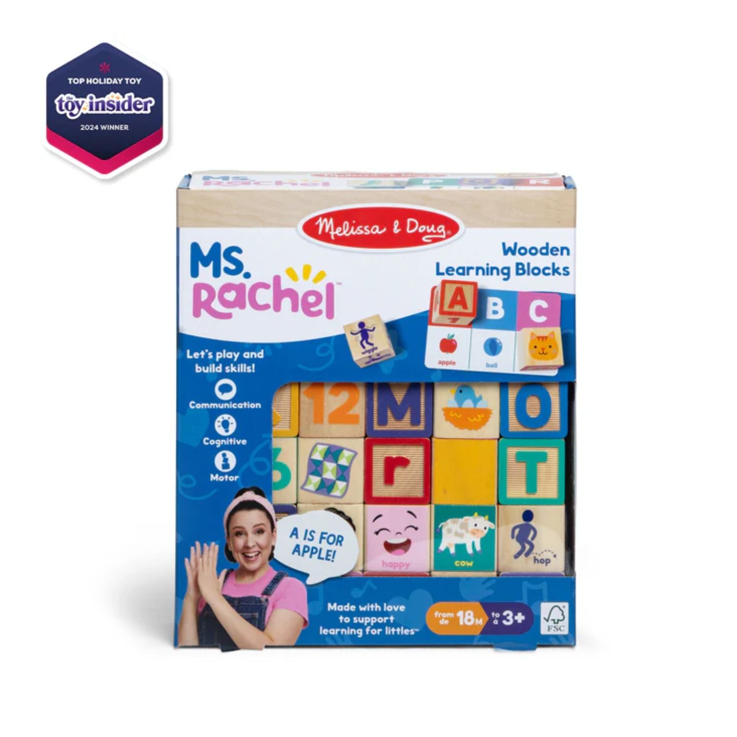 Melissa & Doug Ms Rachel Blocks & Activity Cards – MyToy.co.za
