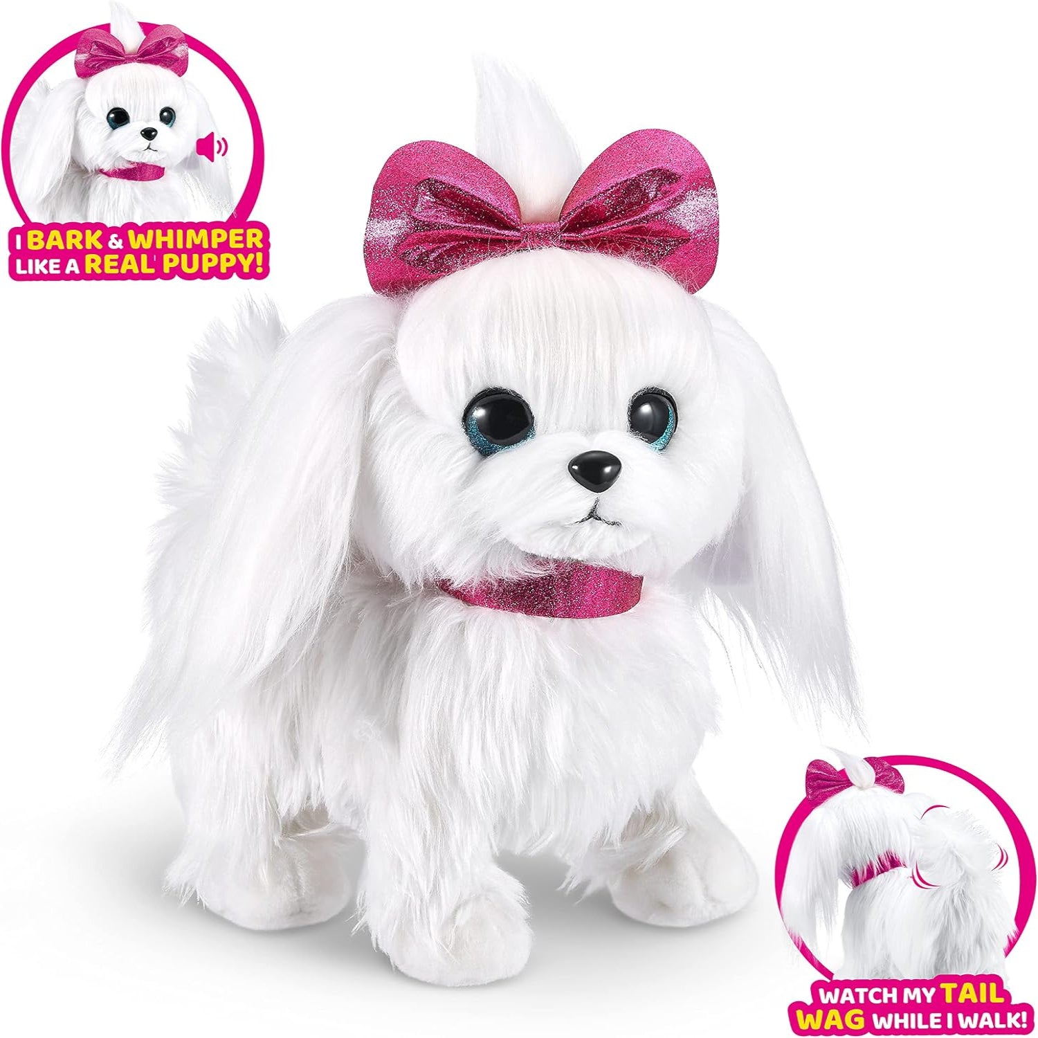 ZURU Pets Alive Lil' Paw Paw Walking Puppy – Interactive Electronic Plush Toy