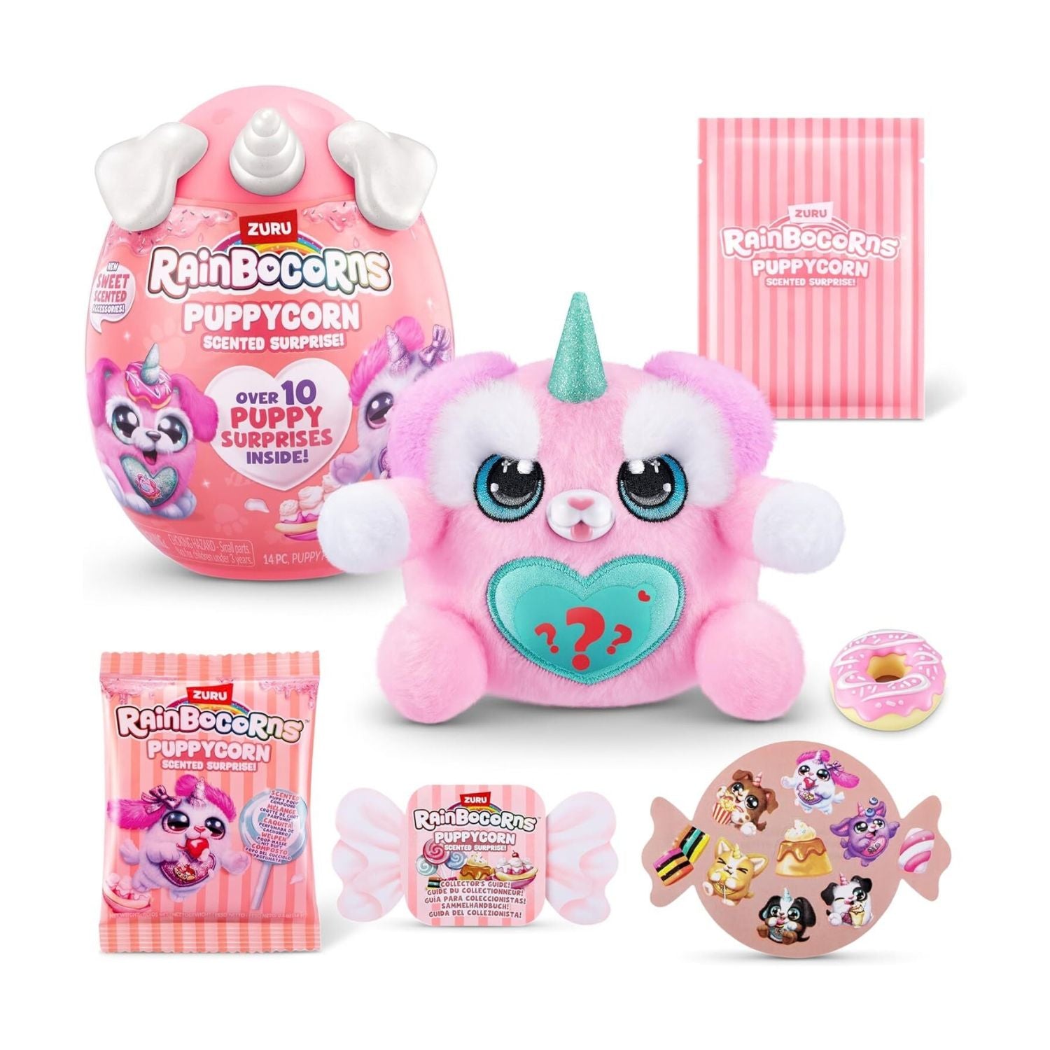 ZURU Rainbocorns Puppycorn Scent Surprise Series 8 Interactive Plush Toy