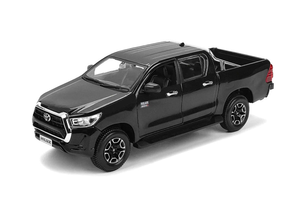 Black Toyota Hilux pickup truck model 