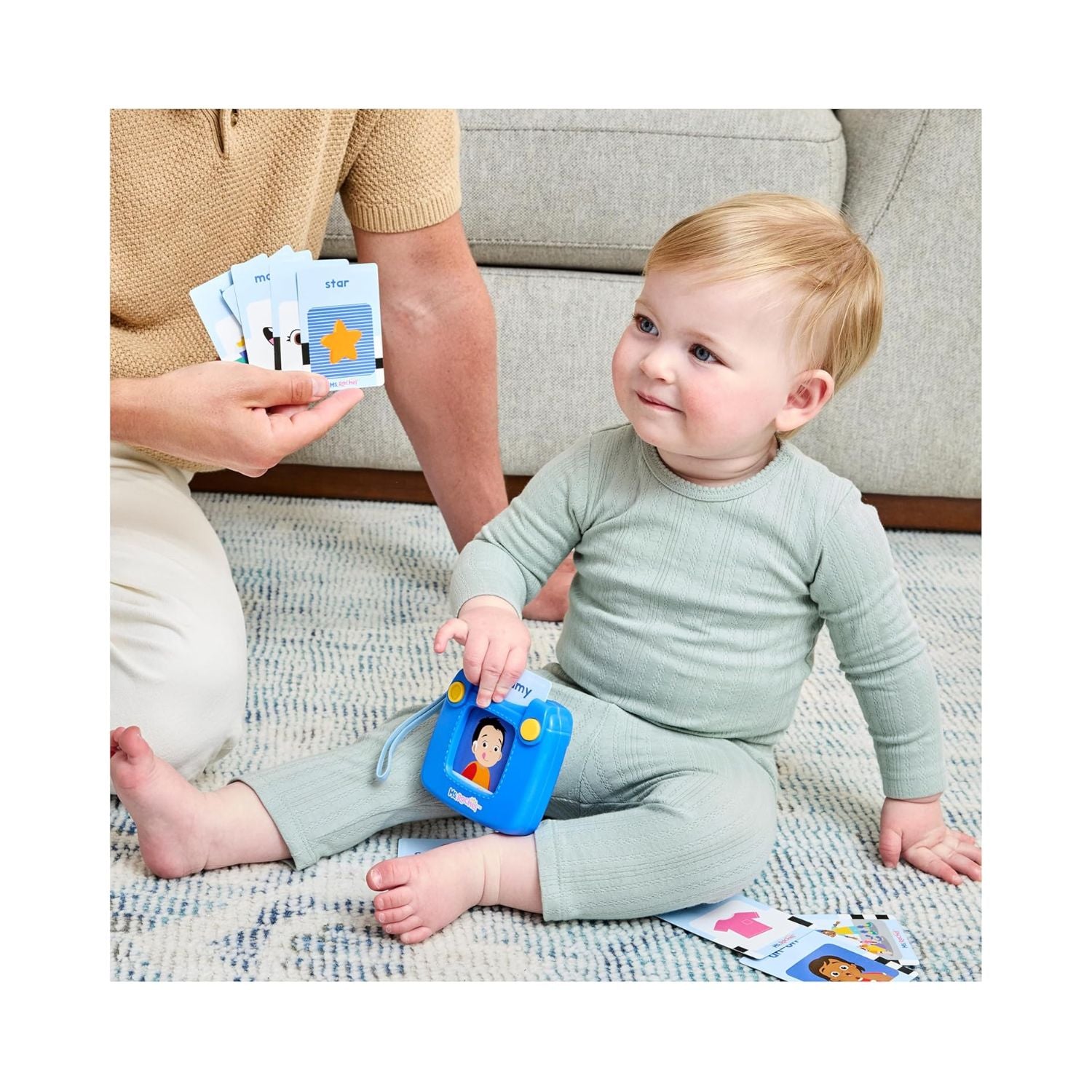 Melissa & Doug Ms. Rachel Official First Words Talking Flash Cards
