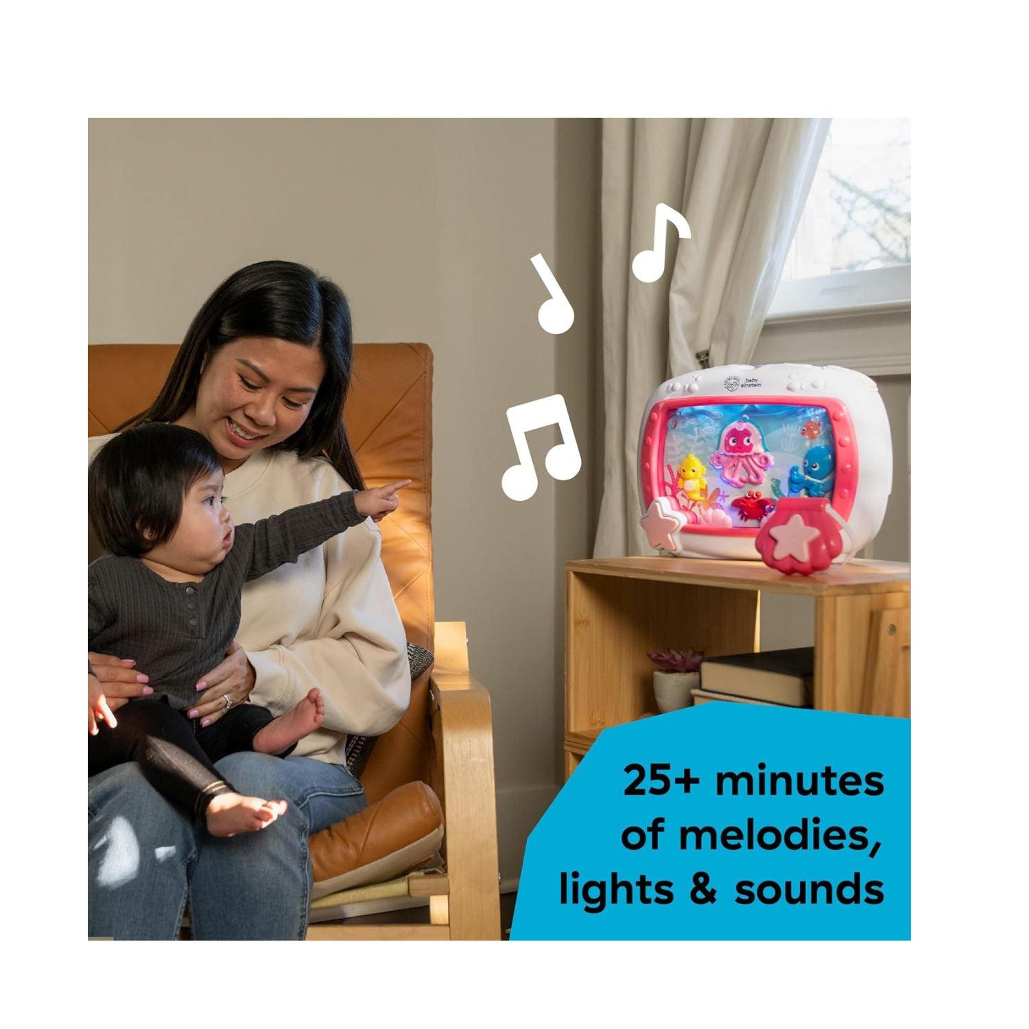 Baby Einstein - Sea Dreams Soother Crib Toy - Pink