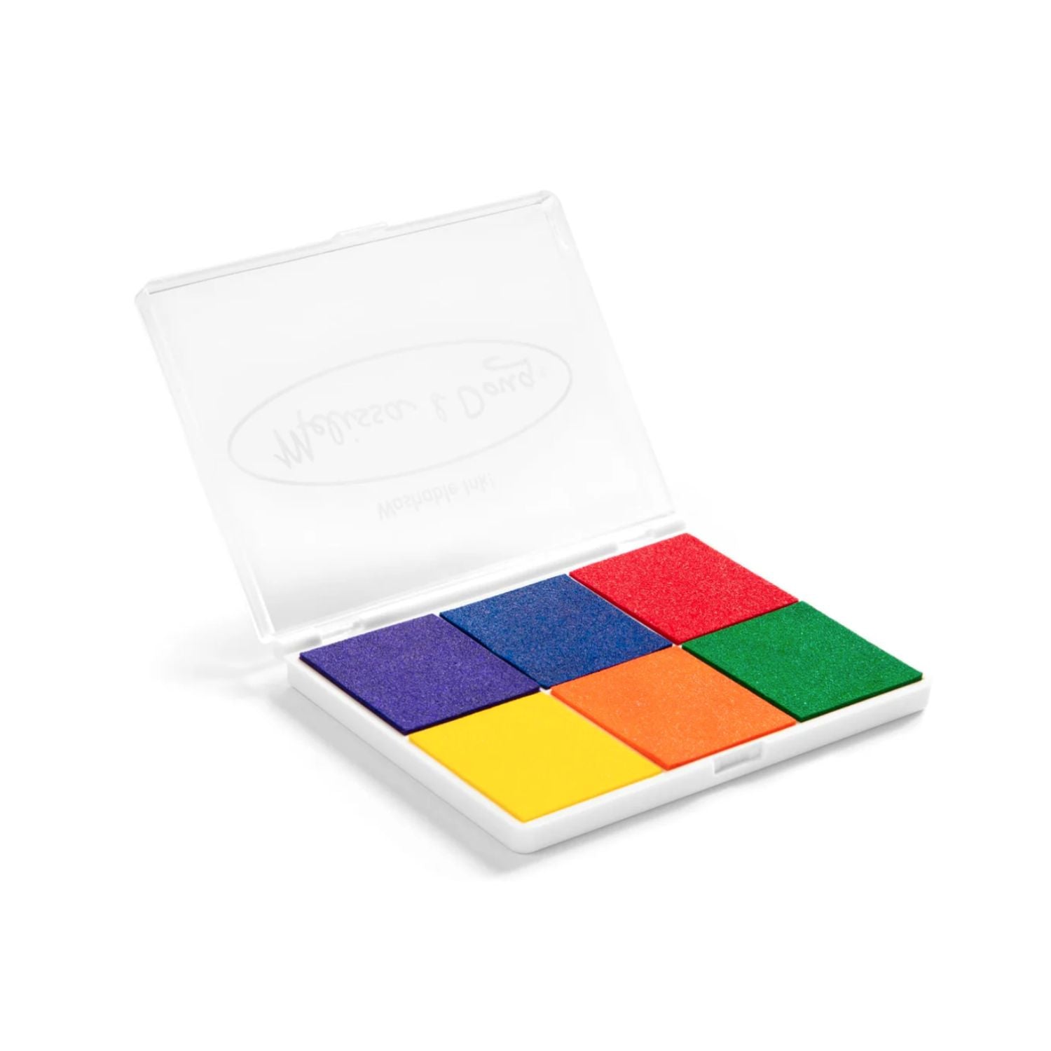 Melissa & Doug Rainbow Stamp Pad/ 6 Washable Inks.