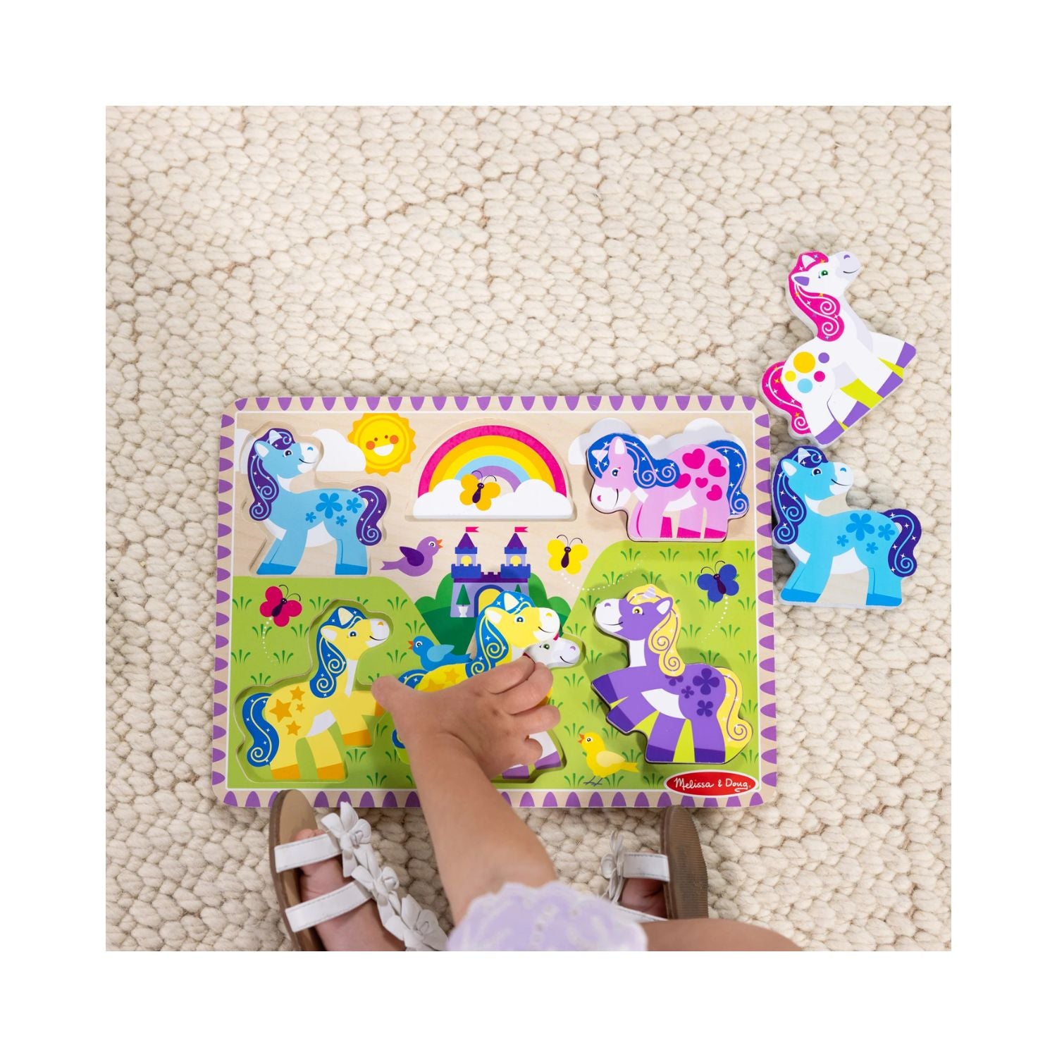 Melissa & Doug Unicorn Chunky Puzzle