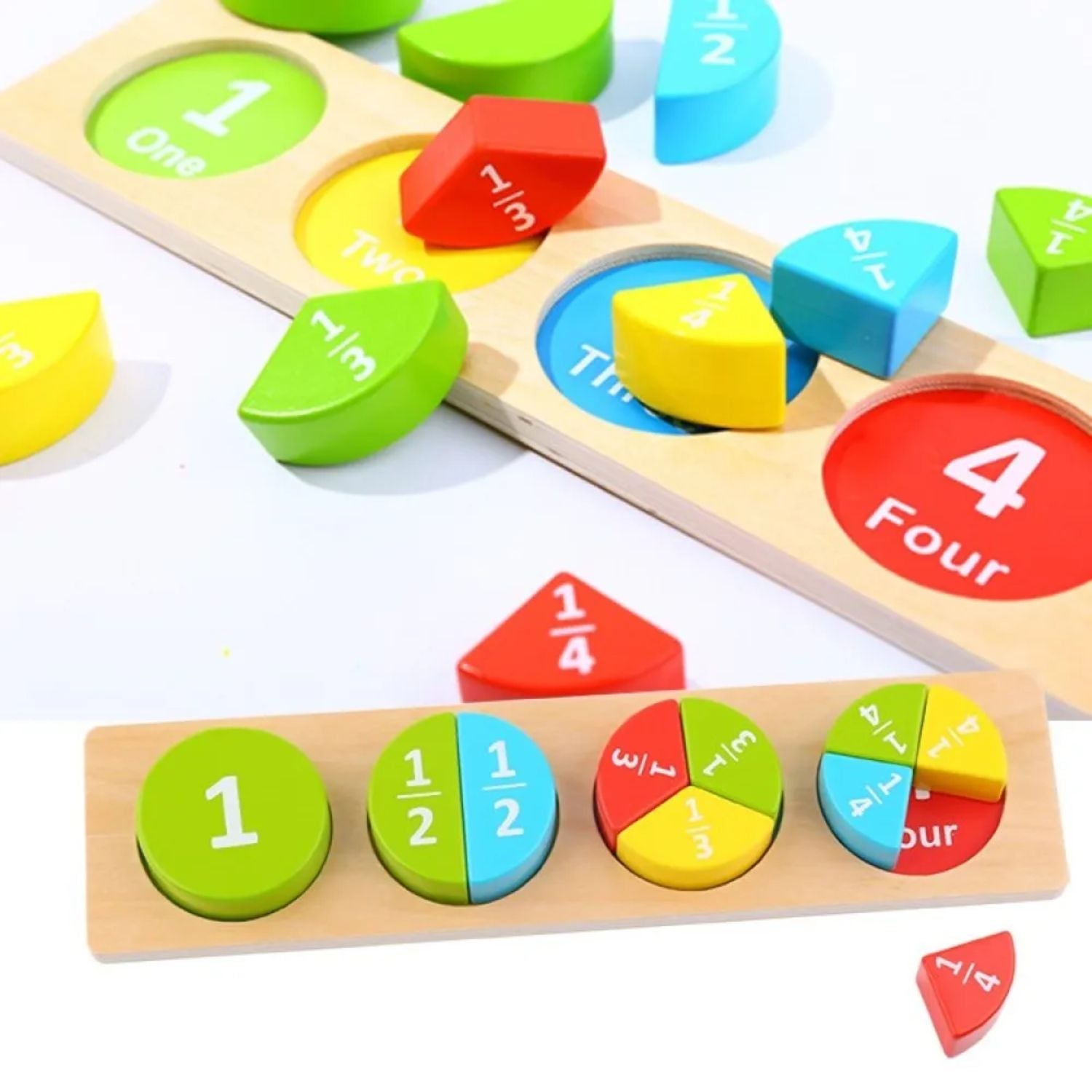 Set of 3 TookyToy Block Puzzles - Round