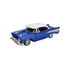 Motormax Get Low Series Diecast Scale Model – 1957 Chevy Bel Air - Candy Blue / White Scale 1:24