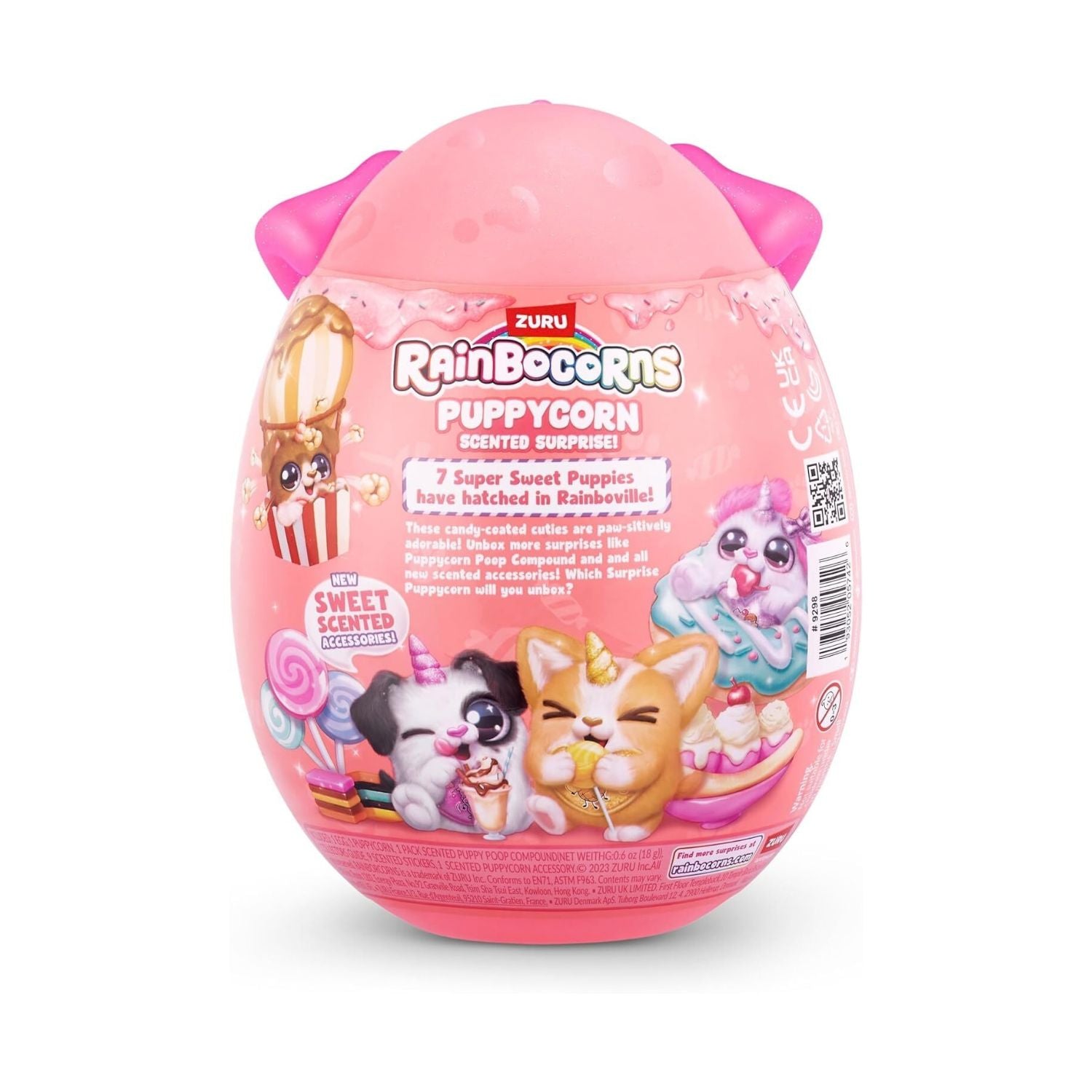 ZURU Rainbocorns Puppycorn Scent Surprise Series 8 Interactive Plush Toy