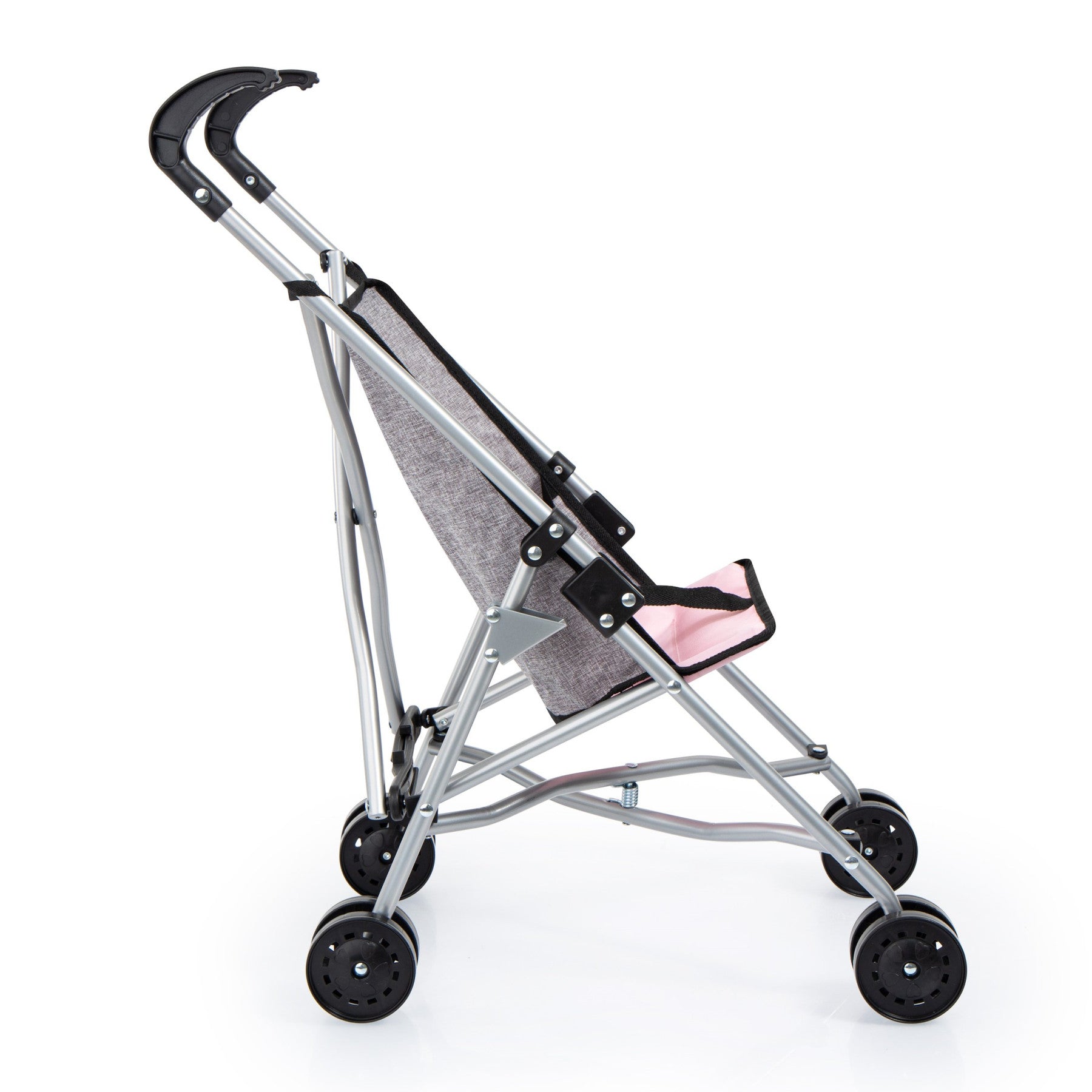 Bayer Buggy Doll's Pram - Butterfly Grey (55CM TALL)