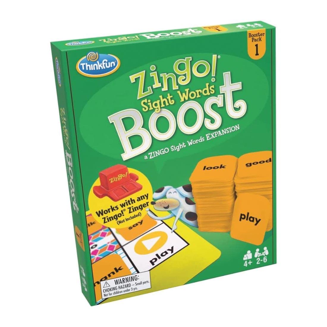 ThinkFun Zingo! - Sight Words Booster Pack 1 - extra cards add-on set