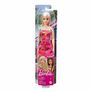 Barbie Casual Doll - Orange Butterfly Dress