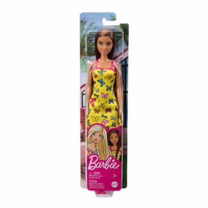 Barbie Casual Doll - Yellow Butterfly Dress