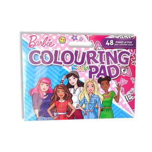Barbie Reading Book Set With Colouring Fun Pad