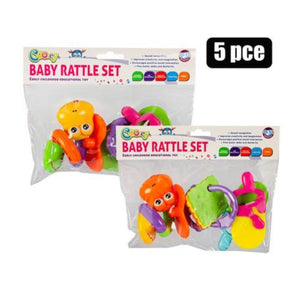 Cooey Baby Rattle Set 5Pce