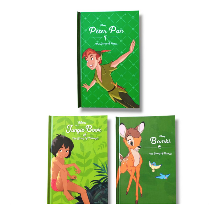 Disney Kids Reading Book Set of 3 - Green