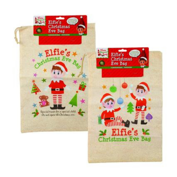 Elves Christmas Eve Bag 42cm x 28cm