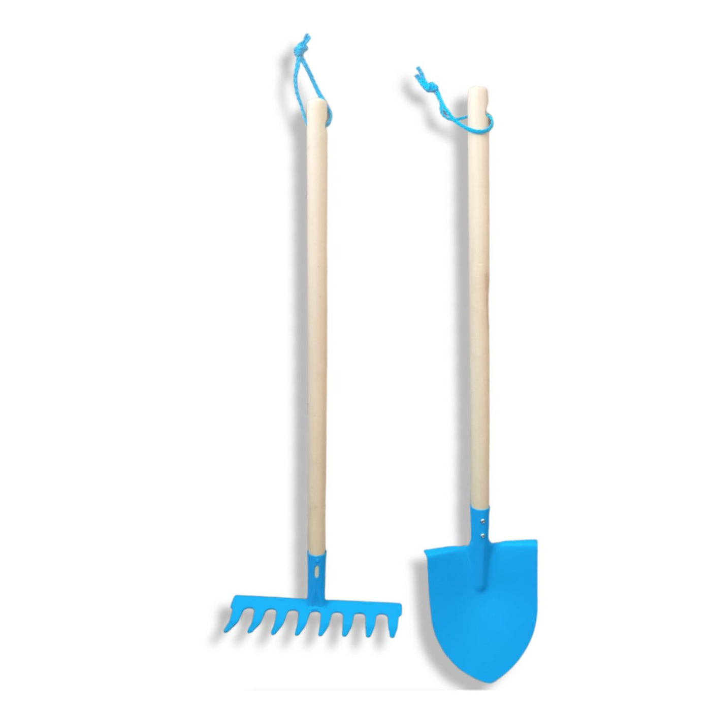 Garden Monsters Kids Garden Shovel and Rake Set Blue