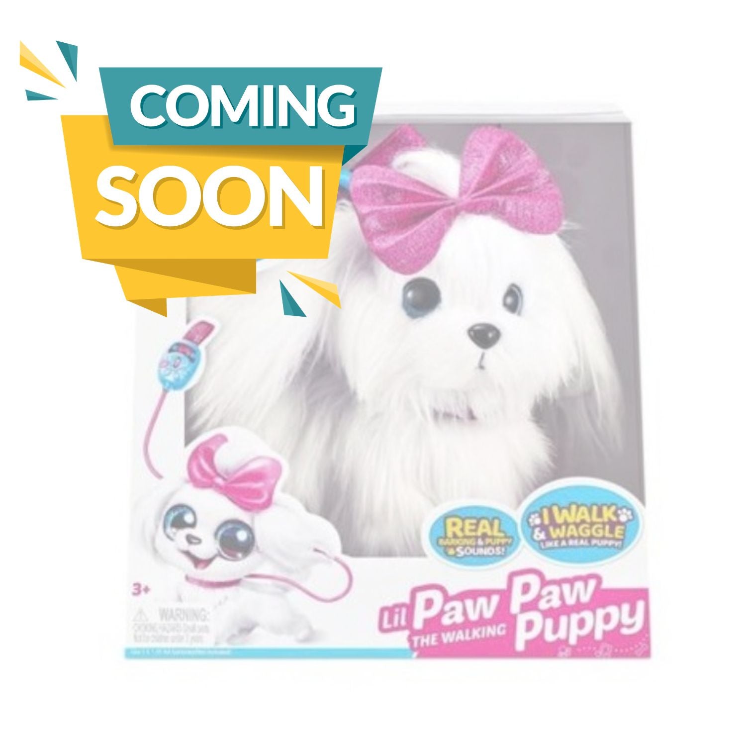 ZURU Pets Alive Lil' Paw Paw Walking Puppy – Interactive Electronic Plush Toy