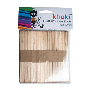 Khoki Craft Colour Wooden Sticks