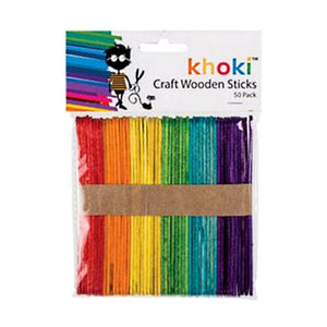 Khoki Craft Wooden Sticks Colour