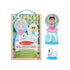 Melissa & Doug Ballerina / Fairy Magnetic Dress-Up Play Set