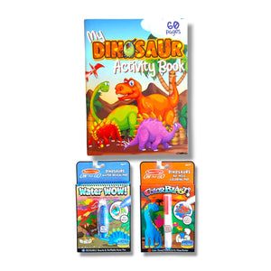 Melissa & Doug Dinosaurs Water Wow Set with Dinosaur Colouring Book