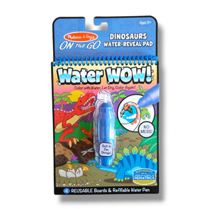 Melissa & Doug Dinosaurs Water Wow Set with Dinosaur Colouring Book