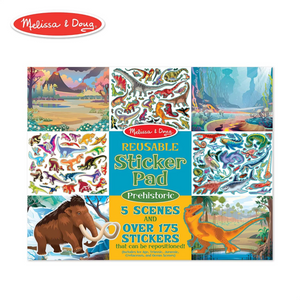 Melissa & Doug Jumbo Sticker Pad Set of 3 - Farm, Adventure and Prehistoric