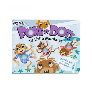 Melissa & Doug Poke-A-Dot Books Pack of 3 - Animals, Monkeys & Ocean