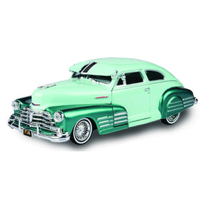 Motormax 1:24 1948 Chevy Aerosedan Fleetline Get Low Green